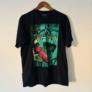 Jujutsu‎ Kaisen CrunchyRoll Mens Black T-Shirt Size Large